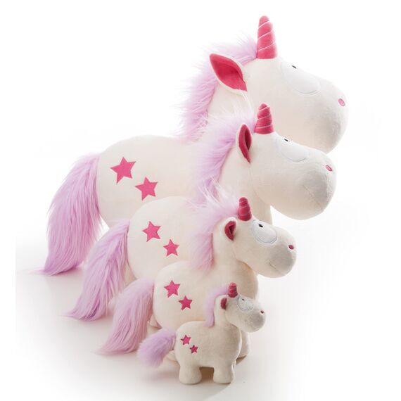 NICI 48055 Kuscheltier Einhorn Theodor 45cm, WEIß
