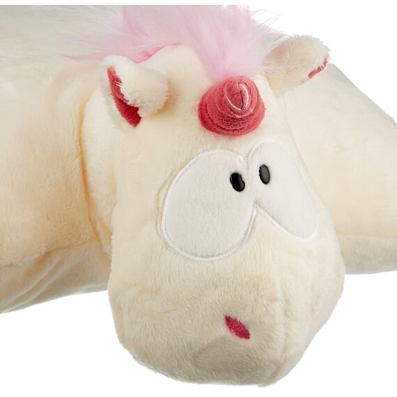 NICI 40740 Kuscheltier Kissen Einhorn Theodor, Plüsch, 40X30 cm