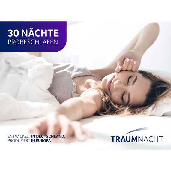 Traumnacht 4er Set Sofakissen, Kopfkissen, mit Faserfüllung und Vlieshülle, 50 x 50 cm, weiß, Öko-Tex zertifiziert, produziert nach deutschem Qualitätsstandard