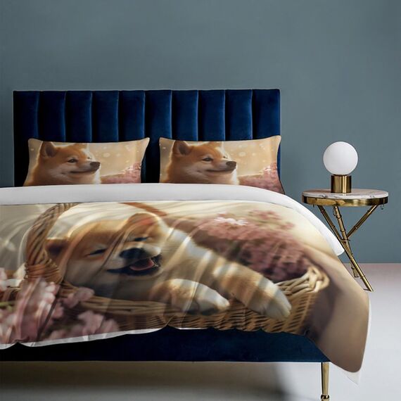 Jaucin Personalisierte Bettwäsche Sets: Gestalten Sie Ihre Bettwäsche und Kissenbezüge 200x200 mit eigenem Foto | Personalisierte Weihnachts Geschenke