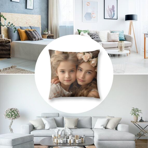Jaucin Personalisierte Bettwäsche Sets: Gestalten Sie Ihre Bettwäsche und Kissenbezüge 200x200 mit eigenem Foto | Personalisierte Weihnachts Geschenke