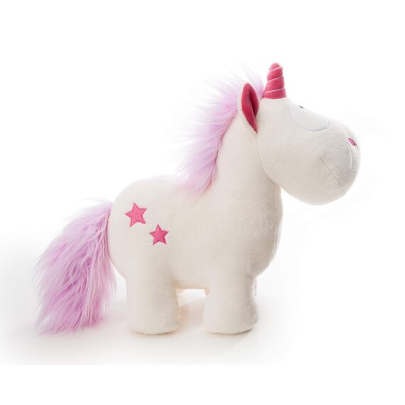 NICI 48054 Kuscheltier Einhorn Theodor 32cm, WEIß