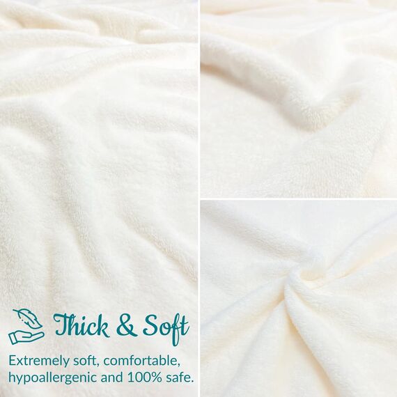 Personalisierte Fleece Kissen mit eigenen Foto & Text | Individuell Fotokissen mit Füllung | Foto-Kissen Selbst gestalten | Doppelseitige Bedruckte Kissen Fotogeschenk (4 Foto)