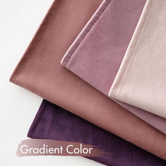 MIULEE 4er Set Samt Kissenbezug 45x45 cm Lila Serie Dekorative Kissenhülle Sofakissen Dekokissen Umwickelte Kante Kissenbezüge Zierkissenbezug für Sofa Wohnzimmer Schlafzimmer