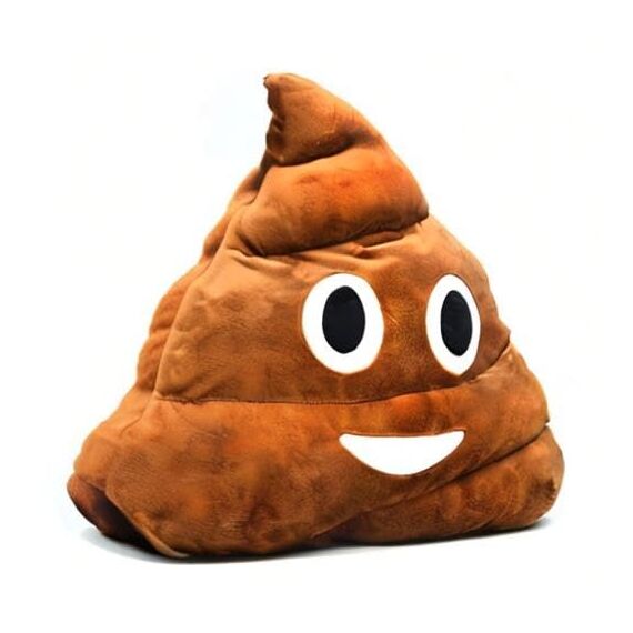 RIHUD Poop Plush Pillow Round Triangle Emotion Cushion Cute Decorative Stuffed Toy Brown Gifts for Kids and Friends (Poop) (braun)