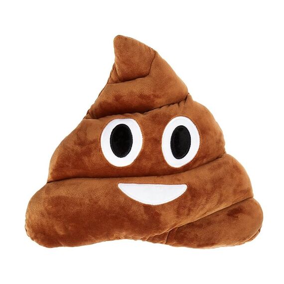 RIHUD Poop Plush Pillow Round Triangle Emotion Cushion Cute Decorative Stuffed Toy Brown Gifts for Kids and Friends (Poop) (braun)