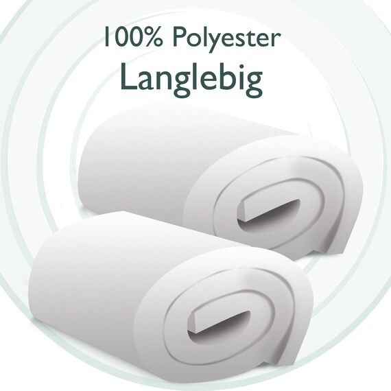 Beautissu 2er Set Bierbank Auflage 2x25x220cm – Schaumstoffpolster für Hussen – 2cm Bequeme, Dicke Auflage für Bierzeltgarnitur & Festzeltgarnitur - Outdoor Sitzpolster für Bierbank