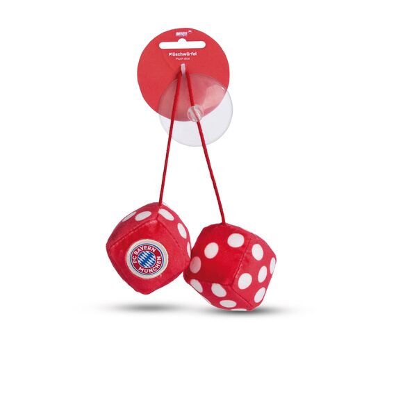 Plüschwürfel FC Bayern Bear Berni 4x4cm