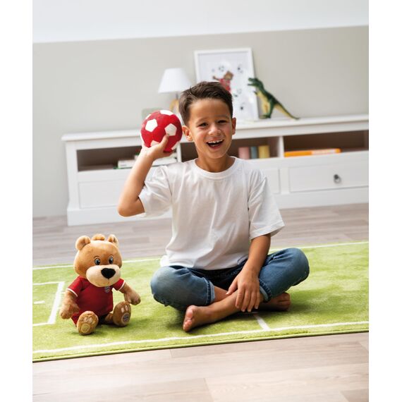 NICI Kuscheltier FC BAYERN MÜNCHEN Bär Berni 35 cm – Stofftier aus weichem Plüsch, Fußball Fanartikel zum Kuscheln und Spielen, für Kinder & Erwachsene, 49074, tolle Geschenkidee, braun