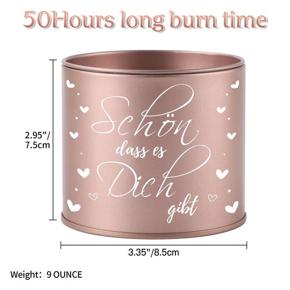 PRSTENLY Valentinstag Lustige Geschenk für Sie, 9OZ Kerze Geschenke für Frauen Frau Freundin Mama Oma Valentinstag Geburtstag Hochzeitstag Muttertag Ostern Weihnachten, Geburtstagsgeschenk für Frauen