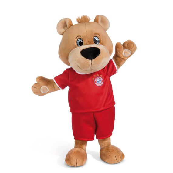 NICI Kuscheltier FC BAYERN MÜNCHEN Bär Berni 35 cm – Stofftier aus weichem Plüsch, Fußball Fanartikel zum Kuscheln und Spielen, für Kinder & Erwachsene, 49074, tolle Geschenkidee, braun