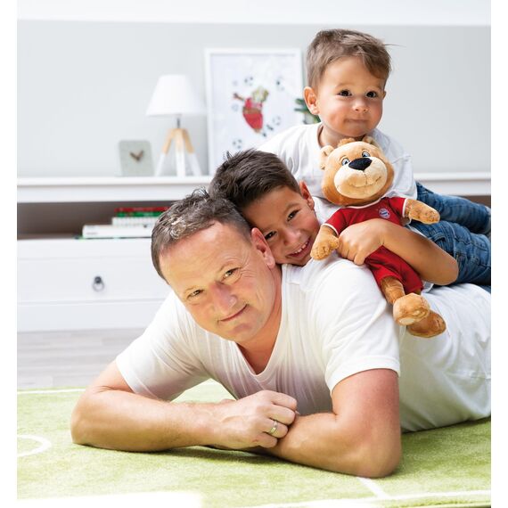 NICI Kuscheltier FC BAYERN MÜNCHEN Bär Berni 35 cm – Stofftier aus weichem Plüsch, Fußball Fanartikel zum Kuscheln und Spielen, für Kinder & Erwachsene, 49074, tolle Geschenkidee, braun