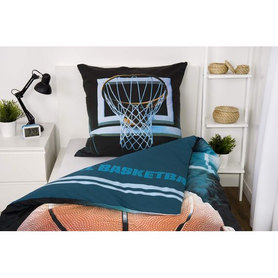 Herding Young Collection Bettwäsche-Set, Wendemotiv, Kopfkissenbezug 80 x 80 cm, Bettbezug 135 x 200 cm, Baumwolle/Renforcé, Mehrfarbig