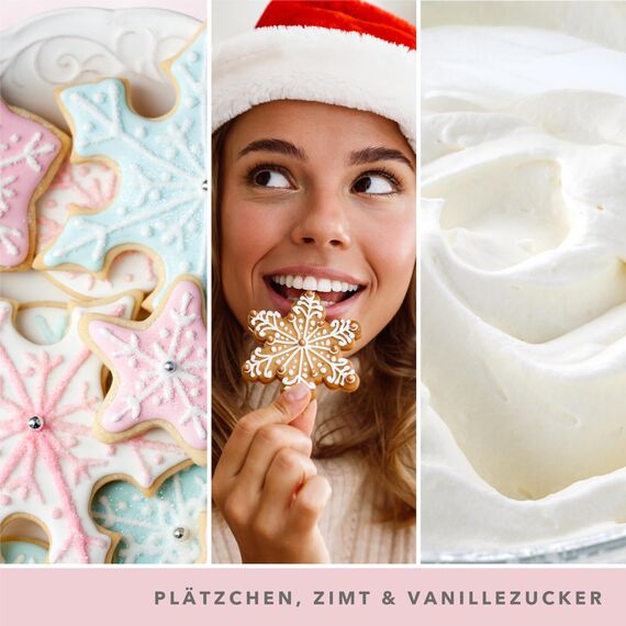 Yankee Candle Duftkerze im Glas (groß) | Snowflake Cookie | Brenndauer bis zu 150 Stunden