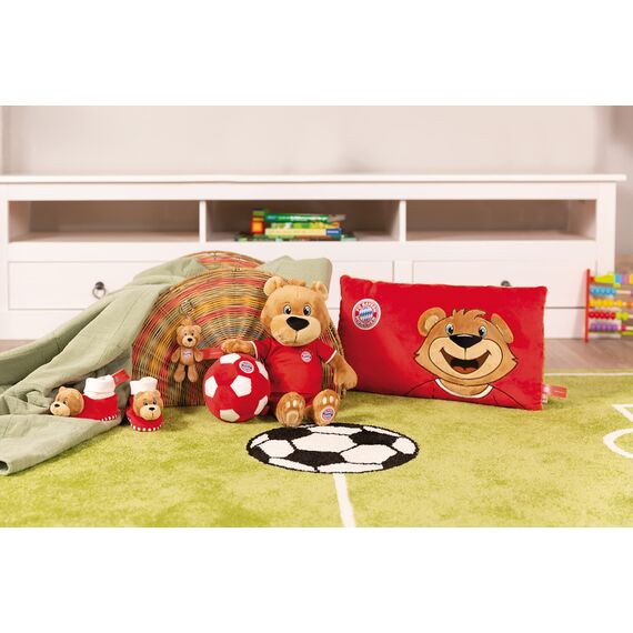 NICI Kuscheltier FC BAYERN MÜNCHEN Bär Berni 35 cm – Stofftier aus weichem Plüsch, Fußball Fanartikel zum Kuscheln und Spielen, für Kinder & Erwachsene, 49074, tolle Geschenkidee, braun