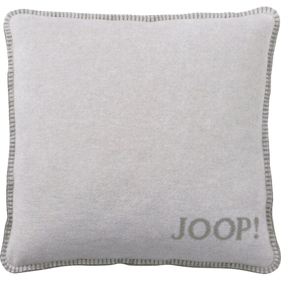Joop! Kissen Uni Doubleface Silber-Jade Baumwolle/Polyacryl, Maße: 50cm x 50cm, 758927