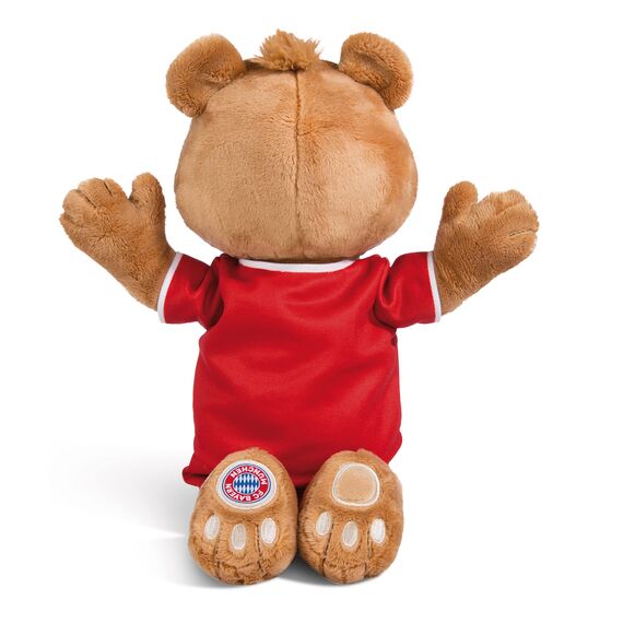 NICI Kuscheltier FC BAYERN MÜNCHEN Bär Berni 35 cm – Stofftier aus weichem Plüsch, Fußball Fanartikel zum Kuscheln und Spielen, für Kinder & Erwachsene, 49074, tolle Geschenkidee, braun