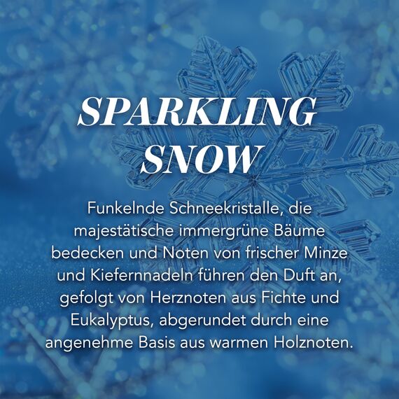 Yankee Candle Duftkerze im Glas (groß) | Sparkling Snow | Kerze mit langer Brenndauer bis zu 150 Stunden | Perfekte Weihnachtsgeschenke für Frauen