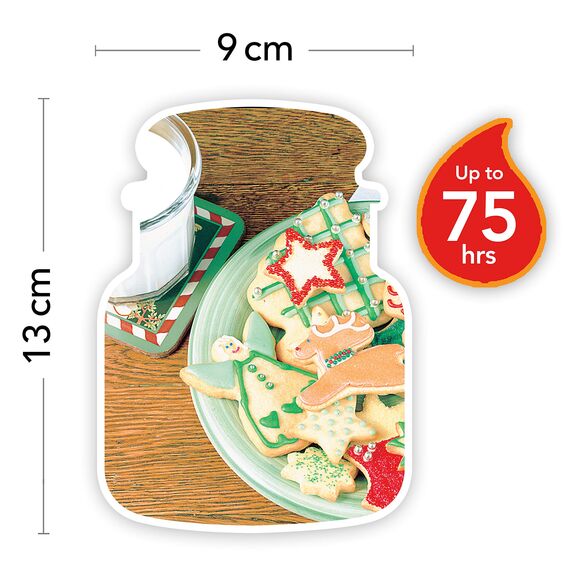 Yankee Candle Duftkerze im Glas (mittelgroß) | Christmas Cookie | Brenndauer bis zu 75 Stunden