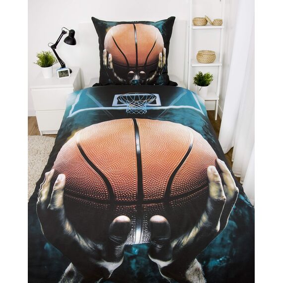 Herding Young Collection Bettwäsche-Set, Wendemotiv, Kopfkissenbezug 80 x 80 cm, Bettbezug 135 x 200 cm, Baumwolle/Renforcé, Mehrfarbig