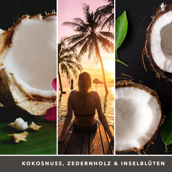 Yankee Candle Duftkerze im Glas (groß) | Black Coconut | Kerze mit langer Brenndauer bis zu 150 Stunden | Perfekte Geschenke für Frauen