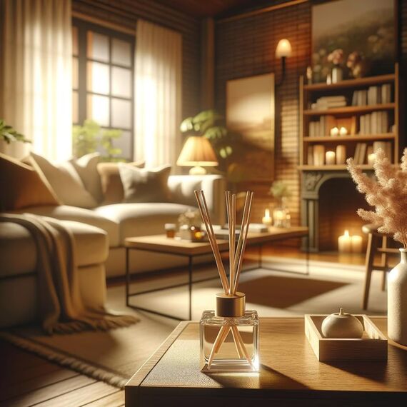 MATANA 20 Elegante Leere Glasdiffusorflaschen mit Kappen (50ml) & 80 Duftstäbchen - Ätherische Öle, Deko, Raumerfrischung, Raumduft, Badezimmer, Wohnzimmer, Büro