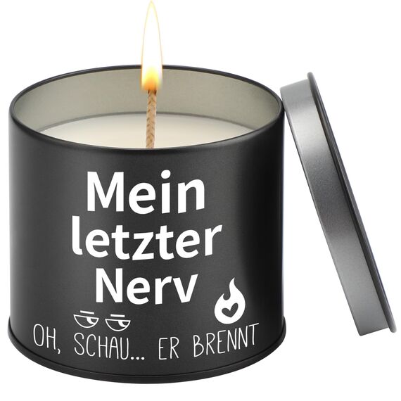 PRSTENLY Geschenke für Frauen, 9OZ Kerze Mit Spruch Geschenk für Mama Oma Freundin Schwester zum Geburtstag Weihnachten, Geburtstagsgeschenk für Frauen, Mein Letzter Nerv