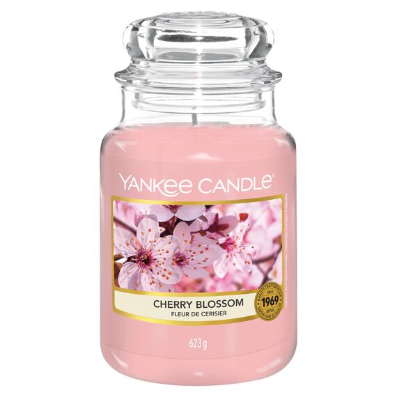 Yankee Candle Duftkerze im Glas (groß) | Cherry Blossom | Brenndauer bis zu 150 Stunden | Perfekte Geschenke für Frauen