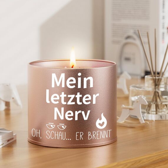 PRSTENLY Geschenke für Frauen, 9OZ Lavendel Kerzen Geschenk für Frau Freundin Mama Oma Schwester zum Geburtstag Weihnachten Oster, Geburtstagsgeschenk für Frauen, Mein Letzter Nerv [Energieklasse A]