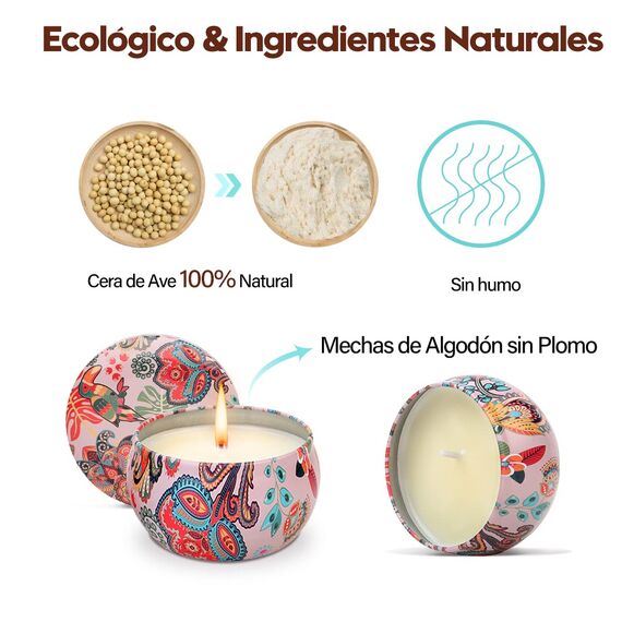 Duftkerzen Geschenke für, 12 Stück 2.5 OZ Aromatherapie Kerzen Duftkerzens, Geburtstagsgeschenk für, duftkerzen für Geburtstag, Valentinstag, Bad,Yoga