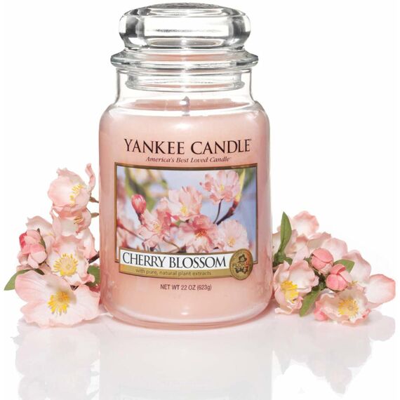 Yankee Candle Duftkerze im Glas (groß) | Cherry Blossom | Brenndauer bis zu 150 Stunden | Perfekte Geschenke für Frauen