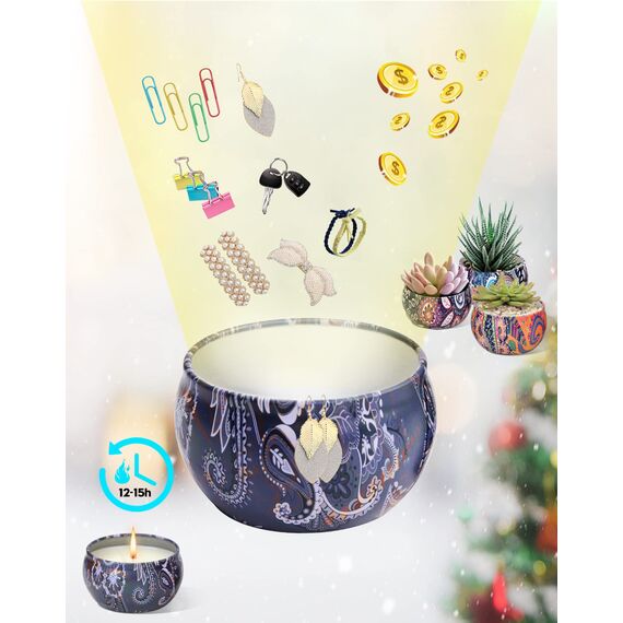 Duftkerzen Geschenke für, 12 Stück 2.5 OZ Aromatherapie Kerzen Duftkerzens, Geburtstagsgeschenk für, duftkerzen für Geburtstag, Valentinstag, Bad,Yoga