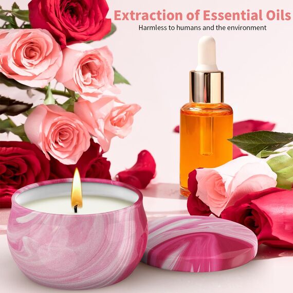 Auriostar Geschenke für Frauen Duftkerzen 9 Stück - Duftkerzen Geschenkset Sojawachs Kerzenset, Lange Brenndauer Kerzen Geburtstag Muttertag Valentinstag Weihnachten Geschenke für Mama Freundin