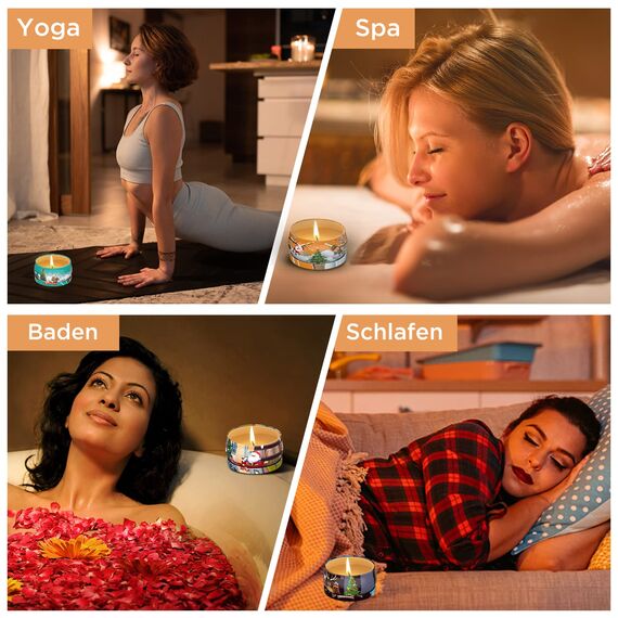 Primevolve Duftkerzen Geschenkset 12 Stück 2.5 OZ，Geburtstagsgeschenk für, Geschenke für ，Personalisierte Geschenke für Weihnachten,Jahrestag, Bad, Yoga, Kleine Geschenke für