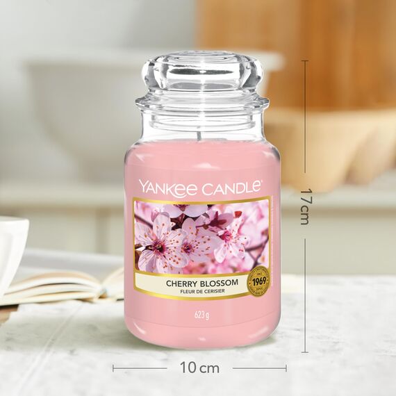 Yankee Candle Duftkerze im Glas (groß) | Cherry Blossom | Brenndauer bis zu 150 Stunden | Perfekte Geschenke für Frauen