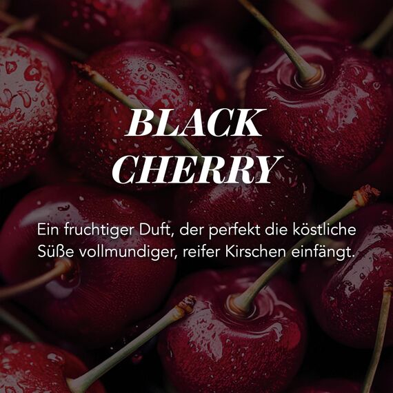 Yankee Candle Duftkerze im Glas (groß) | Black Cherry | Kerze mit langer Brenndauer bis zu 150 Stunden | Perfekte Geschenke für Frauen