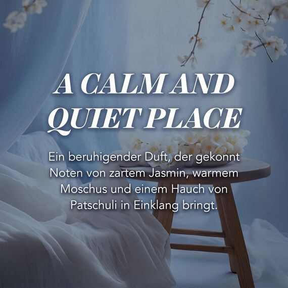 Yankee Candle Duftkerze im Glas (groß) | A Calm & Quiet Place | Kerze mit langer Brenndauer bis zu 150 Stunden | Perfekte Geschenke für Frauen