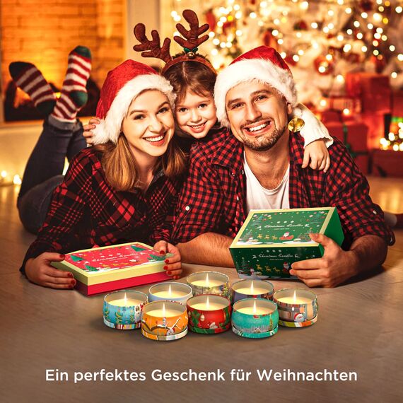 Primevolve Duftkerzen Geschenkset 12 Stück 2.5 OZ，Geburtstagsgeschenk für, Geschenke für ，Personalisierte Geschenke für Weihnachten,Jahrestag, Bad, Yoga, Kleine Geschenke für