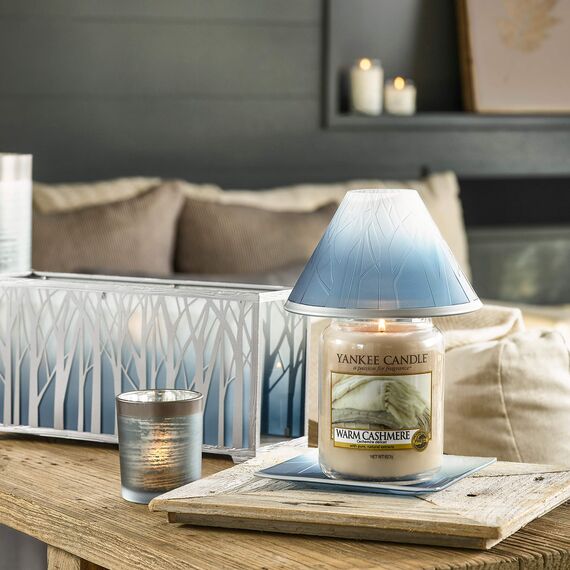 Yankee Candle Duftkerze im Glas (groß) | Warm Cashmere | Kerze mit langer Brenndauer bis zu 150 Stunden