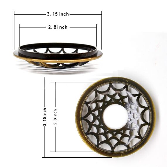Illuma Lid Candle Kerzedeckel Aufsatz,Mehrere Stile,Candle Matrix Brushed Zubehör Lampenschirm Schirm Topper Metall Weihnachten,Helfen Sie Der Kerze Gleichmäßig Zu Schmelzen
