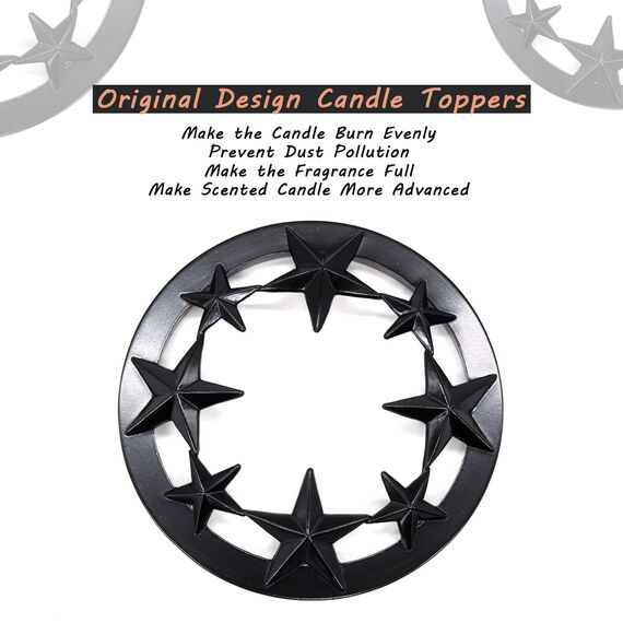 Illuma Lid Candle Kerzedeckel Aufsatz,Mehrere Stile,Candle Matrix Brushed Zubehör Lampenschirm Schirm Topper Metall Weihnachten,Helfen Sie Der Kerze Gleichmäßig Zu Schmelzen