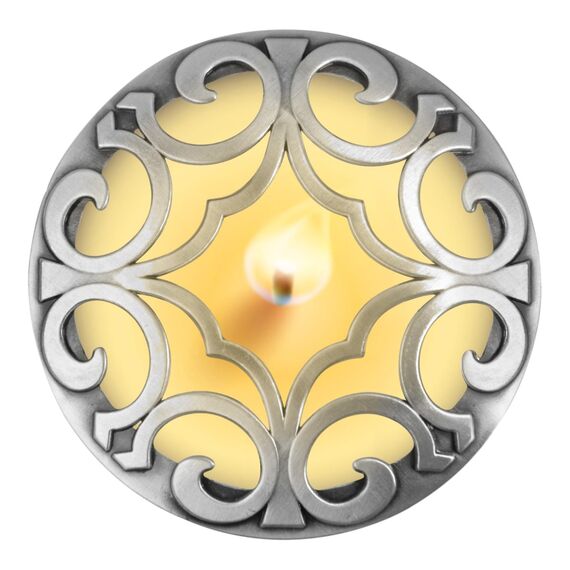 Illuma Lid Candle Kerzedeckel Aufsatz,Mehrere Stile,Candle Matrix Brushed Zubehör Lampenschirm Schirm Topper Metall Weihnachten,Helfen Sie Der Kerze Gleichmäßig Zu Schmelzen