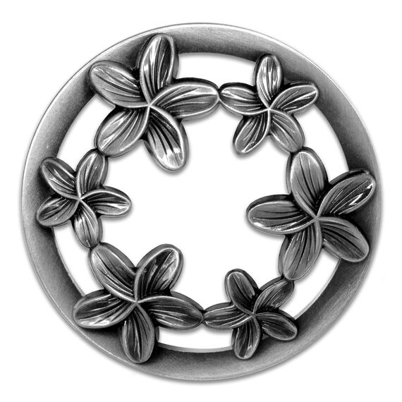 Hion Illuma Lid Kerzendeckel Aufsatz für Duftkerzen, Elegant geschnitztem Kerzenzubehör Metall Scented Candle Topper, Weihnachtsdeko Geschenk hilft der Kerze gleichmäßig zu brennen(Silber Bauhinia)