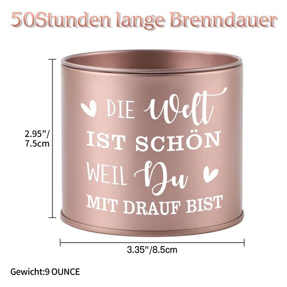 Valentinstag Lustige Geschenk für Sie, CadeauJoie 9OZ Kerzen Geschenke für Frauen, Geburtstagsgeschenk für Frauen, Geschenk für Frau Freundin Mama zum Weihnachten Geburtstag Ostern Hochzeitstag