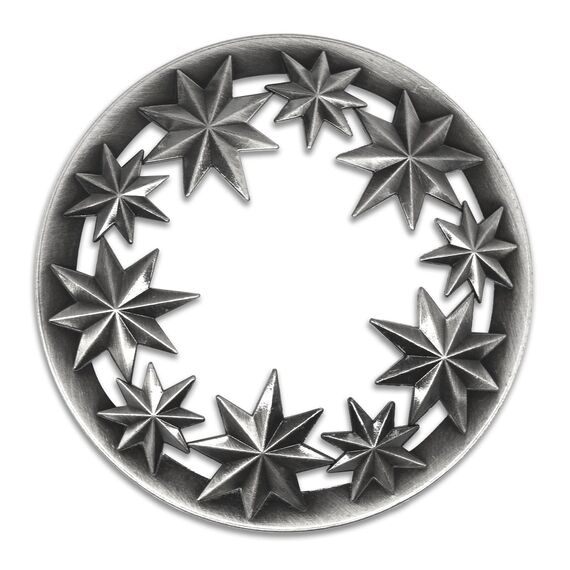 Illuma Lid Candle Kerzedeckel Aufsatz,Mehrere Stile,Candle Matrix Brushed Zubehör Lampenschirm Schirm Topper Metall Weihnachten,Helfen Sie Der Kerze Gleichmäßig Zu Schmelzen