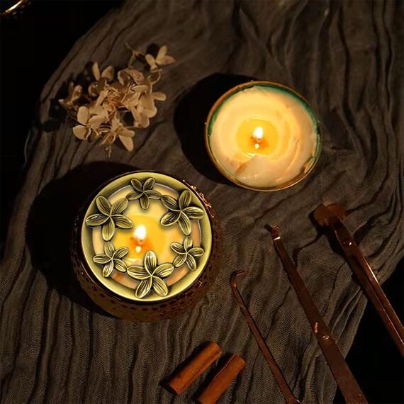 Illuma Lid Candle Kerzedeckel Aufsatz,Mehrere Stile,Candle Matrix Brushed Zubehör Lampenschirm Schirm Topper Metall Weihnachten,Helfen Sie Der Kerze Gleichmäßig Zu Schmelzen