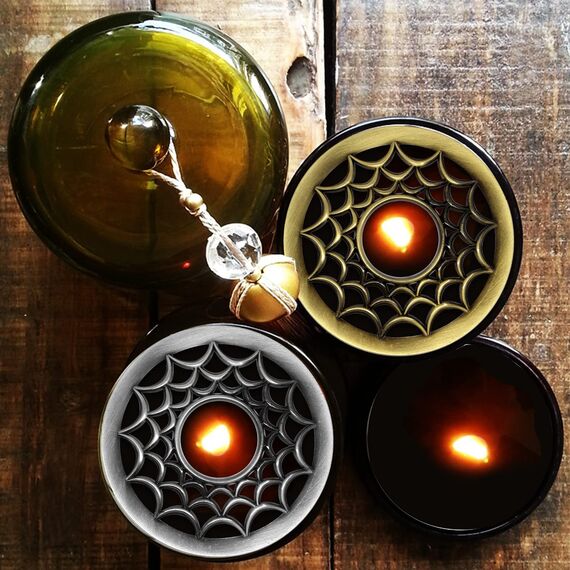 Illuma Lid Candle Kerzedeckel Aufsatz,Mehrere Stile,Candle Matrix Brushed Zubehör Lampenschirm Schirm Topper Metall Weihnachten,Helfen Sie Der Kerze Gleichmäßig Zu Schmelzen
