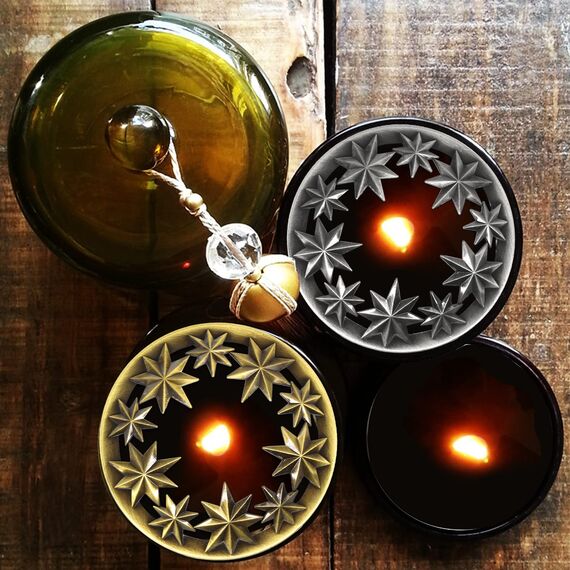 Illuma Lid Candle Kerzedeckel Aufsatz,Mehrere Stile,Candle Matrix Brushed Zubehör Lampenschirm Schirm Topper Metall Weihnachten,Helfen Sie Der Kerze Gleichmäßig Zu Schmelzen