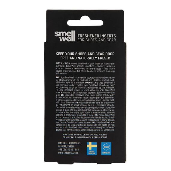 SmellWell Trocknungs- und Erfrischungskissen für Schuhe, Sporttaschen oder sogar das Auto - versetzt mit einem frischen Duft (Tropical Floral)