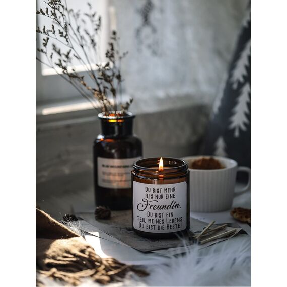 Freundschafts Aromakerzen Geschenk, Lustige kerzengeschenke für beste Freunde, Perfekt für Geburtstag, Abschlussfeiern, Weihnachten und Erntedankfest, Bestie- für BFF